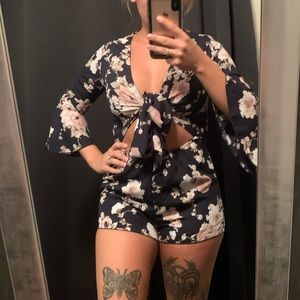 Fashion nova floral romper